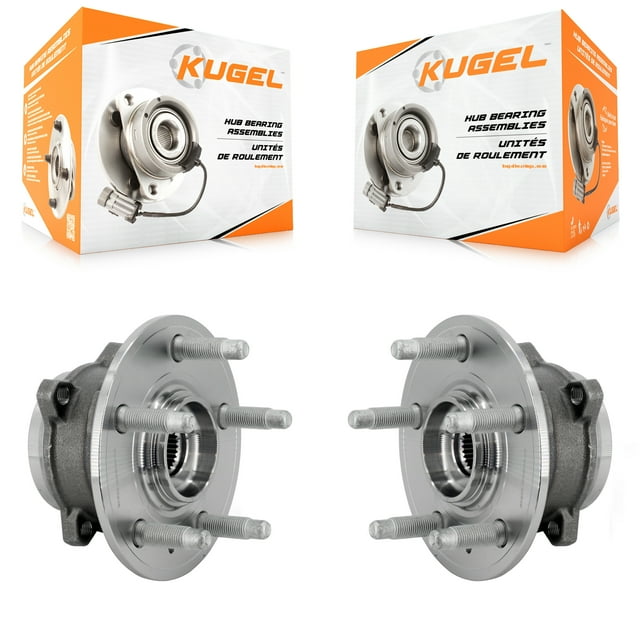 Kugel Front Wheel Bearing and Hub Assembly Pair for Car Tesla S X - Left Right Side (Driver Passenger) K70-102095