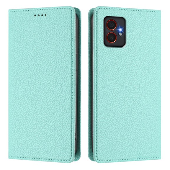 Phone Case Compatible With Samsung Xcover 7 Pro Case,Flip Wallet Leather Phone Case with [3 Card Slots] [Kickstand] [RFID Blocking] Magnetic Cover-B1