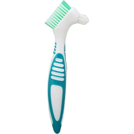 Denture Brush,1PC Denture Brushes with Double Sided Denture Cleaning Brush Heads for Denture Care