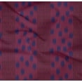 thumbnail image 4 of oneOone Cotton Poplin Fabric Stripe Ikat Print Sewing Fabric BTY 42 Inch Wide, 4 of 4