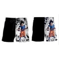 thumbnail image 4 of Anime Dragon Ball Z Goku Impreso Completo Hombres Hip Hop Board Shorts Desgaste De Calle Cintura Elástica Hawaiana Verano Playa Pantalones Cortos, 4 of 4
