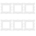 thumbnail image 1 of Espejo superficie interruptor de luz pegatinas de plata decoración clara plástico autoadhesivo calcomanía de la pared para la decoración del porche de la tienda 6 piezas tholdsy HA012184-00, 1 of 7