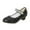 Black, variant on eileial Girls Dress Shoes-Mary Jane Shoes for Girls, Princess Wedding Party Flower Girl School Shoes Low Heel Flats for Little/Big Kids,Black 11.5