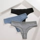 thumbnail image 4 of Tangas de algodón sin costuras para mujer, ropa interior Deportiva Femenina, lencería Sexy de cintura baja, bragas de piezas, calzoncillos íntimos, 3 S-XL, 4 of 5