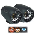 thumbnail image 1 of Wireless Motorcycle Speakers, 5.2 Inch Length & Vibrant OLED Displays, for Weatherproof Music and Call Control(Black,1pair), 1 of 8