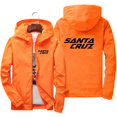thumbnail image 3 of Men's Jacket Spring and Autumn Fashion Santa Cruz Print Slim Top Casual Baseball Pilot Zip 2024, 3 of 4