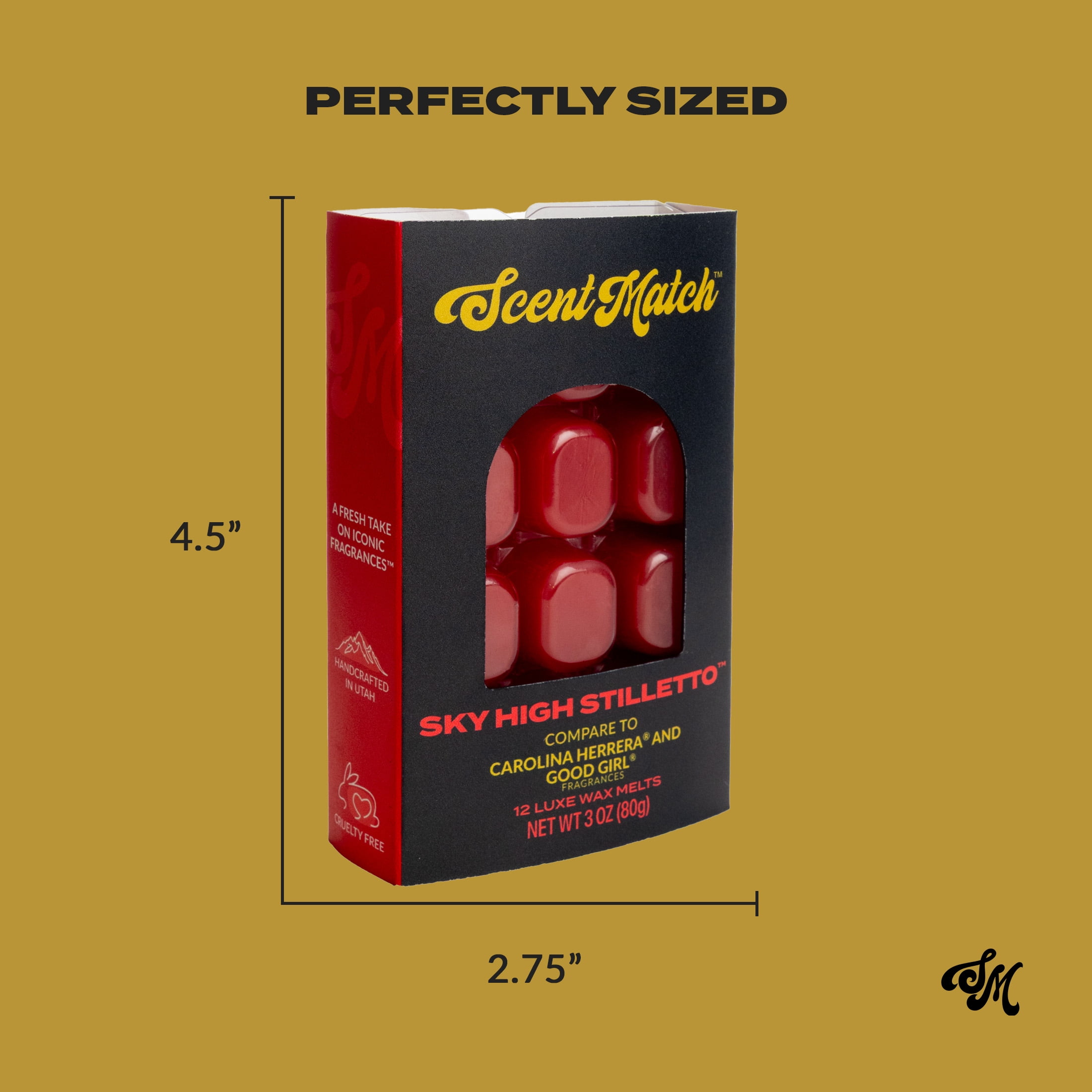 IllumiScents ScentMatch, 3 oz Wax Melts, Sky-high Stiletto (compare to: Carolina Herrea® - Very Good Girl Elixir®)