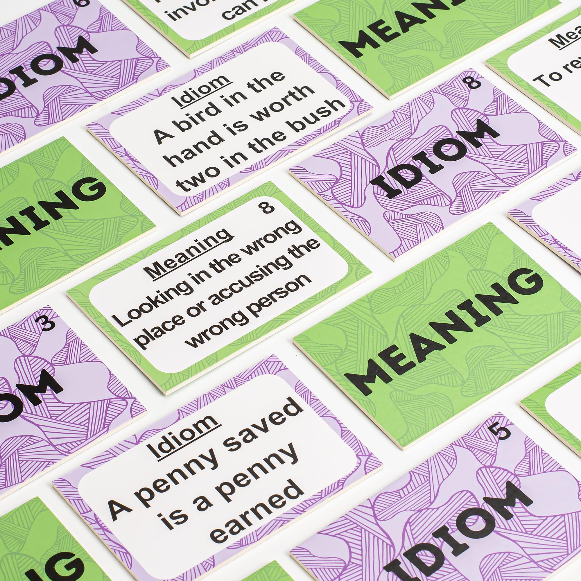 Assistex 2 in 1 Matching Memory Card Games for Seniors - Brain Games for Dementia Patients - Adult Memory Games for Seniors - Lyric and Idiom Games for Alzheimer and Dementia Patients, 40 Cards Each