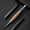 Orange, variant on Hiroekza Wooden Nail Art Pen - Double Tip Precision & Filler Brush for Gel, Acrylic & Nail Polish | Natural Wood Handle with Comfort Grip, Nail Art Tool for DIY Manicure & Professional Brown