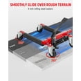 thumbnail image 4 of Hydraulic Car Wheel Dolly Set of 2 – Heavy Duty 3,000 LBS Capacity with Foot Pedal & Quick Release Pump, Auto Tire Repair & Vehicle Positioning Dollies for Garage & Shop, Red, 4 of 7