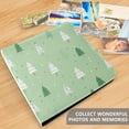thumbnail image 4 of Photo Album 11.8x11.2 Inch Leather Cover Photo Book Scrapbooking Albums for Weddings Birthdays Anniversaries Green and White Christmas Tree, 4 of 9