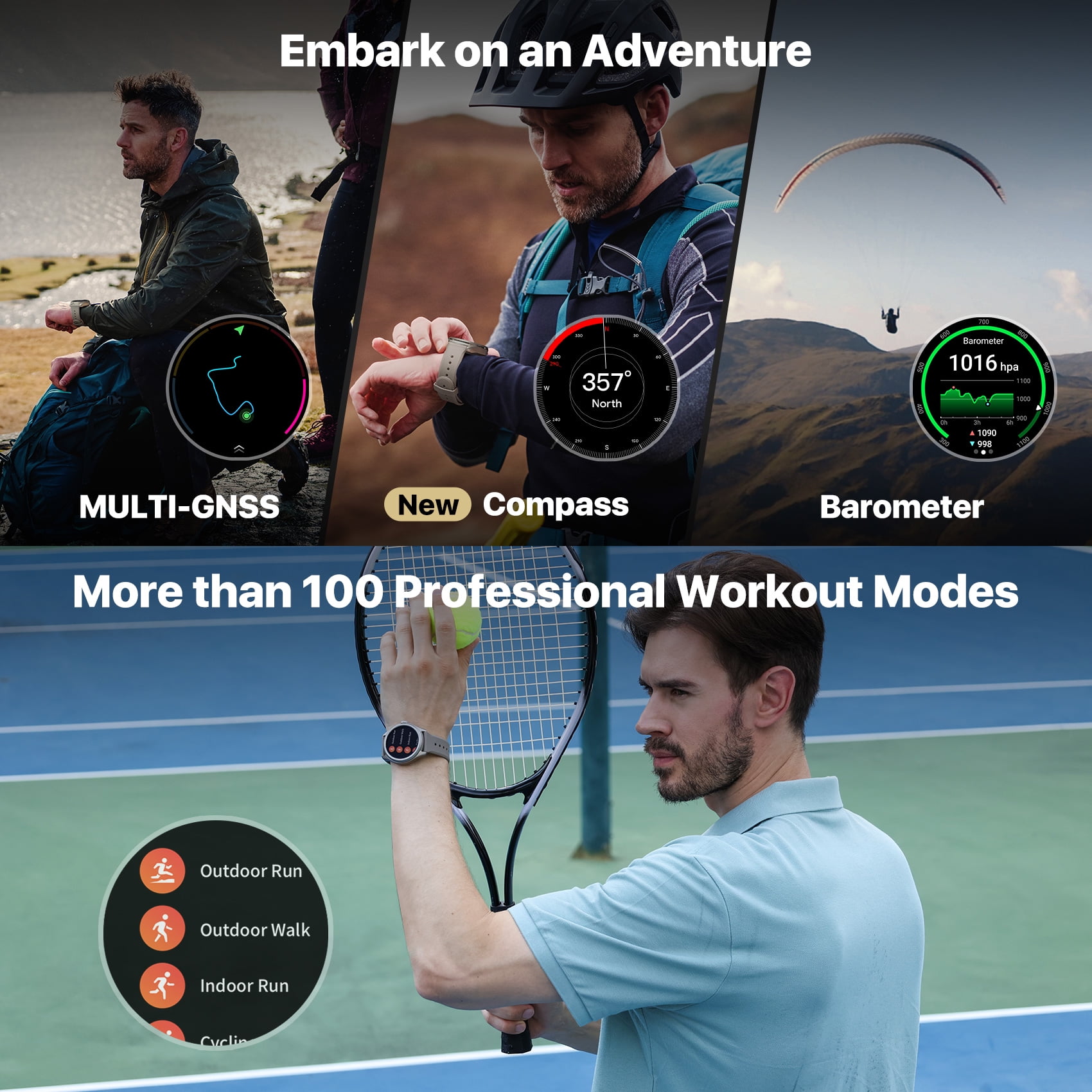 Ticwatch Pro 5 - Reloj inteligente Android para hombre, Snapdragon W5+ Gen  1, Wear OS, 80 horas de larga duración de la batería, seguimiento de salud