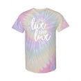 thumbnail image 1 of Live The Love Tie-Dye Spiral Women -Smartprints Designs, Female XX-Large, 1 of 2