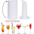 thumbnail image 6 of (1-PC-1Qt) White Store N Pour Spout Bottle Containers Flow-N-Stow Fruit Juice & Liquor Bar Pour Bottles, 6 of 7