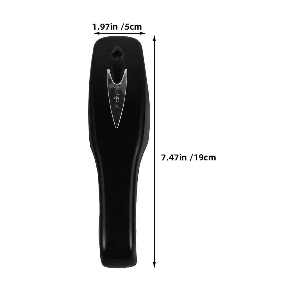 ROMANSENTIAL Detachable Pressure Cooker Grip Black Plastic Easy Installation 2Pcs