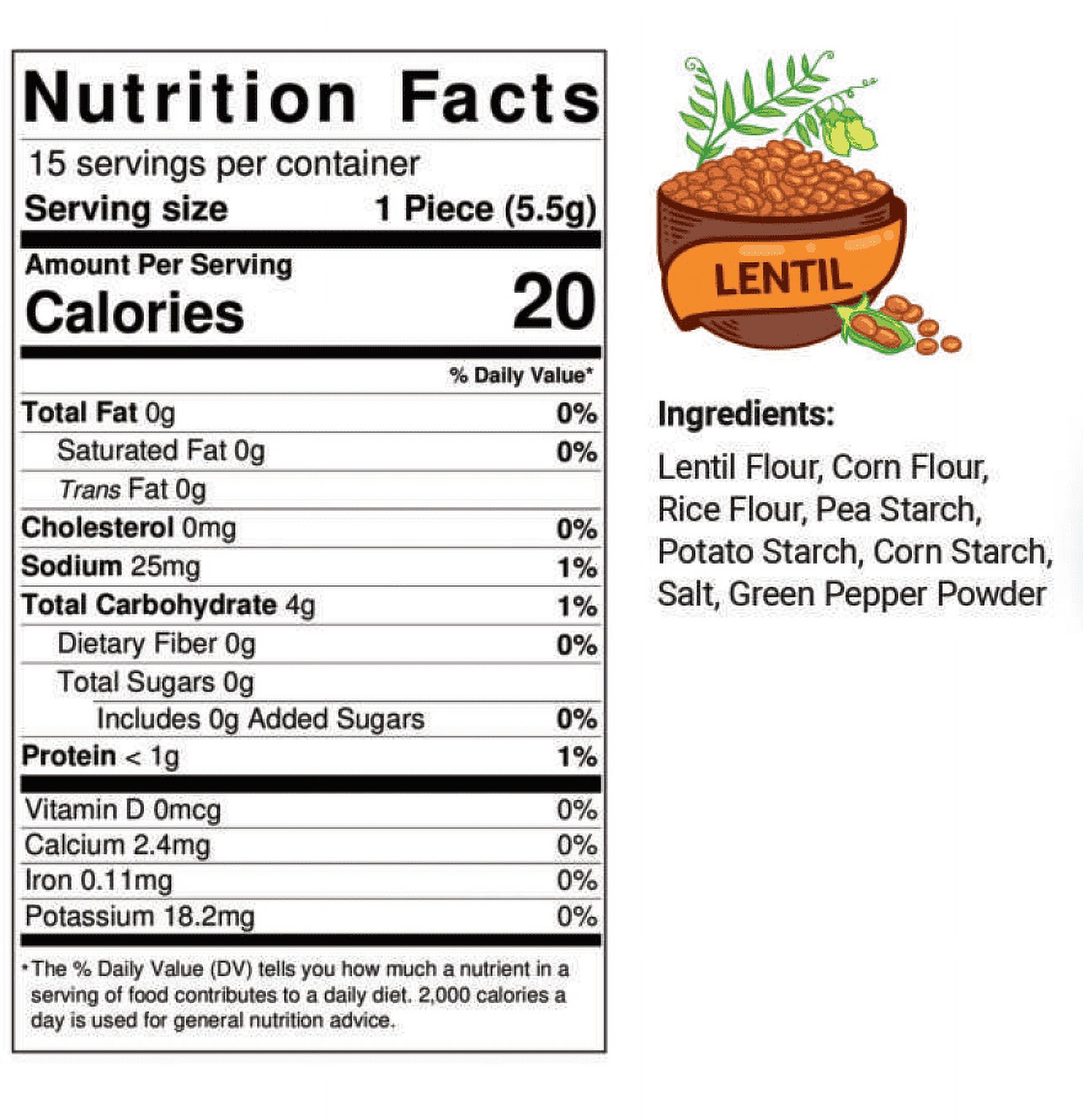 Kim's Magic Pop Freshly Popped Rice Cakes | Vegan | Lentil| 12 Bags | 15 Cakes per Bag | Low Carb, Sugar Free, Fat Free, Natural, Multigrain Korean Snack