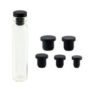 50Pack Multi-Size Silicone Stoppers, Safe Leak-Proof Plugs for Kitchen Containers, Jars, Lab Use