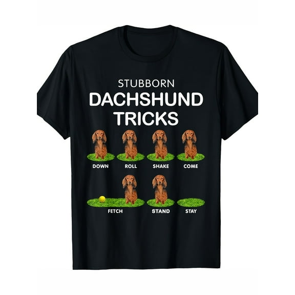 Men's Funny Dachshund Christmas T-Shirt - 100% Cotton, Short Sleeve, Crew Neck - Perfect for Everyday & Casual Wear
