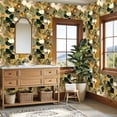 thumbnail image 4 of Vintage Peel and Stick Wallpaper Sunlit Wildflower Field Warm Layered Earthy Palette Contact Paper 23.6in x 9.8ft Botanical Wall Paper Self Adhesive Removable for Bathroom Shelf Cabinet Drawer, 4 of 8