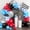 Red Blue Black, variant on Basketball Balloons Garland Kit – Orange Black Silver Metallic Balloons with Basketball Foil Balloons for Sports Theme Birthday Party Decorations