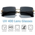 thumbnail image 3 of Gafas de sol aisswzber Fashion Rectangle sin montura UV400 9031, 3 of 7