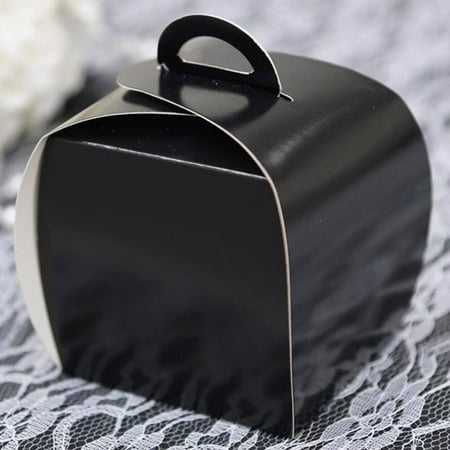 Cupcake Gift - Efavormart Cupcake Purse Favor for Candy Treat Gift Wrap Box Party Favor Boxes for Bridal Shower Anniverary Wedding Party -25pcs