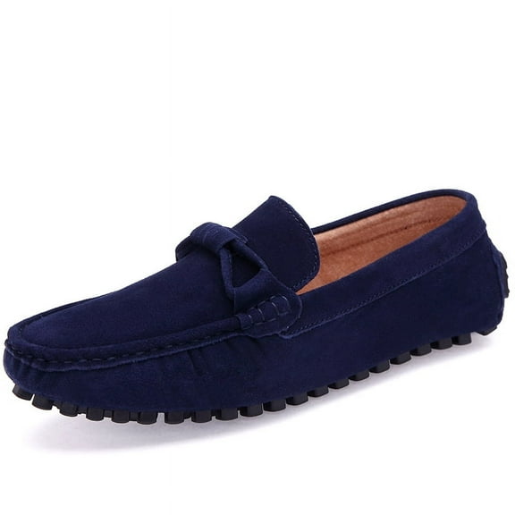 Men's Casual Loafers Slip On Leather Shoes Lightweight Driving Shoes Moccasins Classic Penny Loafer Flats Boat Shoes Outdoor Walking Shoes