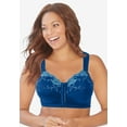 thumbnail image 5 of Comfort Choice Women's Plus Size Front-Close Embroidered Wireless Posture Bra, 5 of 5