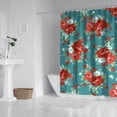 thumbnail image 2 of Pioneer Colorful Floral Shower Curtain for Bathroom Home Decor Bathtubs Waterproof Fabric Curtain with 12 Hooks 72x84in, 2 of 6