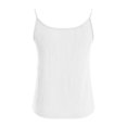 thumbnail image 5 of vigerkar Women Summer Tank Tops Casual V Neck Strappy Loose Beach Sleeveless Shirts Blouses (White, XS), 5 of 5