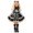 Black, variant on REDARER Kids Gothic Lace Cosplay Dress Long Sleeve Vintage Outfit for Halloween Fancy Dress Party Role Play Stage Performance,7-8 Years
