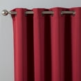 thumbnail image 2 of Quality Home Basic Thermal Blackout Curtains - Antique Bronze Grommet Top - Cardinal Red (Set of 2 Panels), 2 of 2