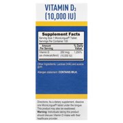 Superior Source Vitamin D3 10,000 IU, Quick Dissolve MicroLingual Tablets, 100 Count, Helps Promote Strong Bones and Teeth, Immune Support, Helps Maintain Healthy Muscle Function, Non-GMO