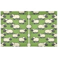thumbnail image 2 of Cartoon Sheep Tier Curtains Tier Kitchen Living Room Bedroom Balcony 2 Panels 27x36 Inch, 2 of 9