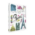 thumbnail image 4 of Trademark Fine Art 'Travel Paris White' Canvas Art by Farida Zaman, 4 of 4
