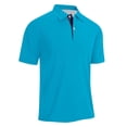 thumbnail image 5 of Uwinwear Men's Golf Shirts Dry Fit Moisture Wicking Performance Short Sleeve Collared Polo Shirts for Casual Athletic Business Summer Outdoor Casual Top,Blue,XXXL, 5 of 8