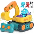 thumbnail image 1 of Excavadora RC Toy Lehoo Castle, coche de control remoto para niños pequeños, 1 of 9