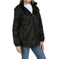 thumbnail image 5 of totes Womens Rain Jacket with Hood Rain Coat for Women Waterproof Womens Coats, Black, Medium, 5 of 6