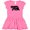 Raspberry with Polka Dots, variant on Inktastic Montana Black Bear Silhouette Gift Baby Girl Dress