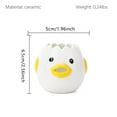 thumbnail image 4 of Cute Little Chicken Ceramic White Separator Baking Liquid Separation,Liquid White Out, 4 of 5
