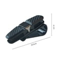 thumbnail image 3 of Kenally Estuche para gafas de sol para coche, soporte de almacenamiento para gafas de sol, Clip de montaje para gafas, accesorios para automóviles Vehículos, repuestos y accesorios Mis gris Kenally CZ8483-01B, 3 of 6