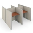 thumbnail image 2 of OFM RiZe 2 x 2 Privacy Workstation Unit in Gray and Maple, 2 of 2