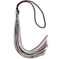 thumbnail image 6 of Endea Graduation Maroon/Silver/White Mixed Color Graduation Tassel with Silver Stacked Date Drop, 6 of 6