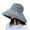 Gray, variant on Penkiiy Super Wide Brim Women Sun Hat Cotton Floppy Packable Reversible Wired Edge Hats UV Protection Summer Beach Travel Garden Women's Bucket Hat Gray