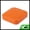 Orange, variant on Unique Bargains Durable Square 2 Compartment Pill Case Orange