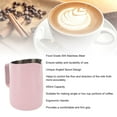 thumbnail image 4 of Pichet à Mousser le Lait 450ml Acier Inoxydable 304 Poignée Ergonomique Pichet à Café pour la Maison, 4 of 7