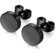 thumbnail image 2 of Black Round Stud Earrings Set Stainless Steel Ear Studs for Men Women 6 Pairs 3mm-8mm, 2 of 5