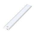 thumbnail image 3 of Luz de movimiento debajo del gabinete, USB, regulable para talleres, habitaciones de hotel, pasillos de cocina, pasillos 30cm Plata, 3 of 9