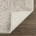 thumbnail image 4 of BoutiqueRugs Parkerfield Oriental Boho Vintage Area Rug - Farmhouse Traditional Patterned Carpet for Hallway, Kitchen, Bathroom - Light Beige, Light Gray, Cream, Sage - 2' x 2'11", 4 of 19