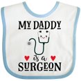 thumbnail image 3 of Inktastic Surgeon Daddy Doctor Baby Clothes Boys or Girls Baby Bib, 3 of 4